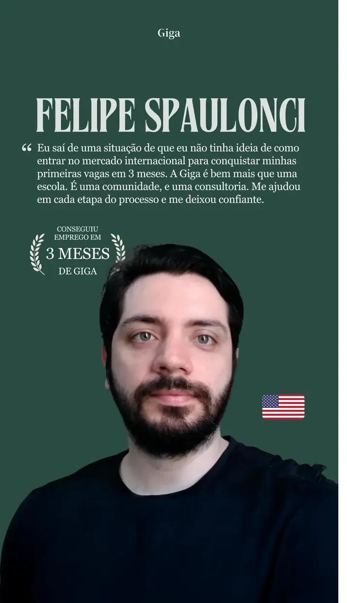 Depoimento de mentorado da Giga