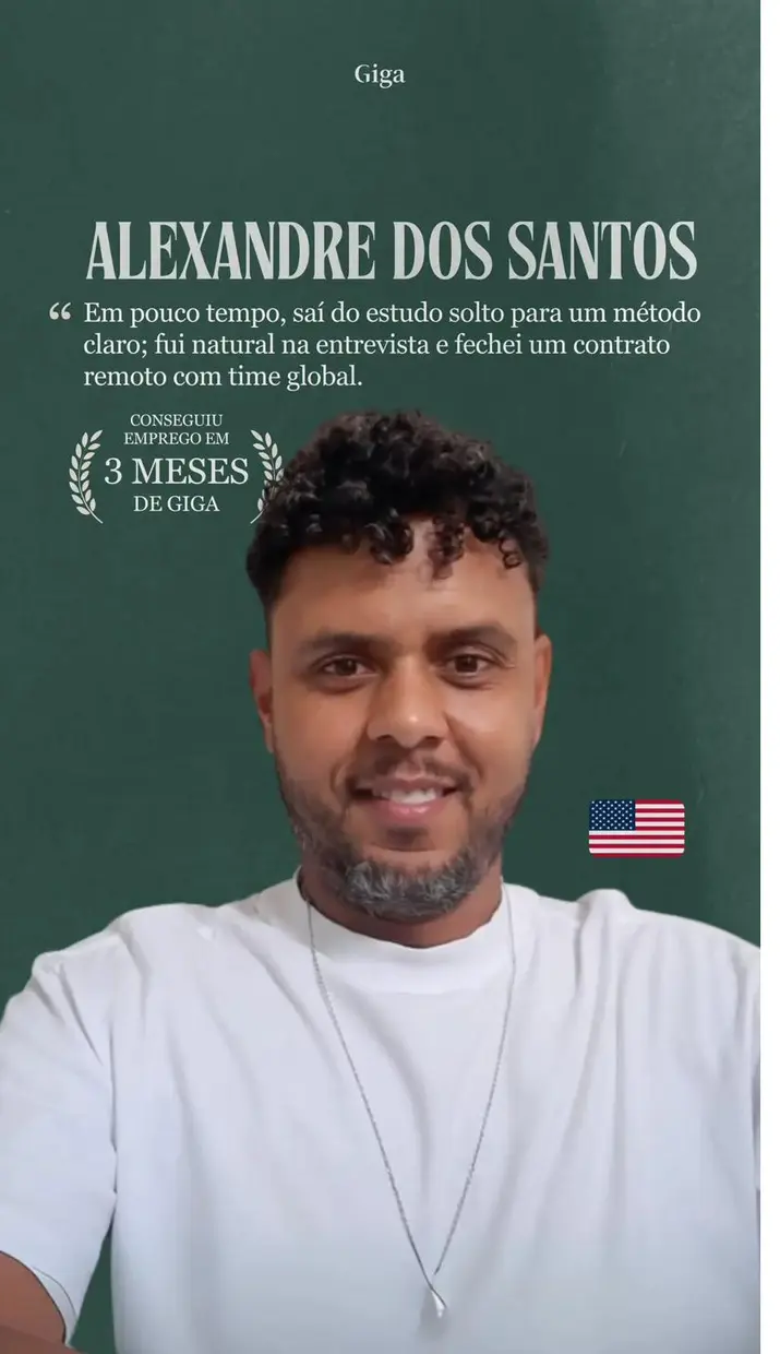 Depoimento de mentorado da Giga